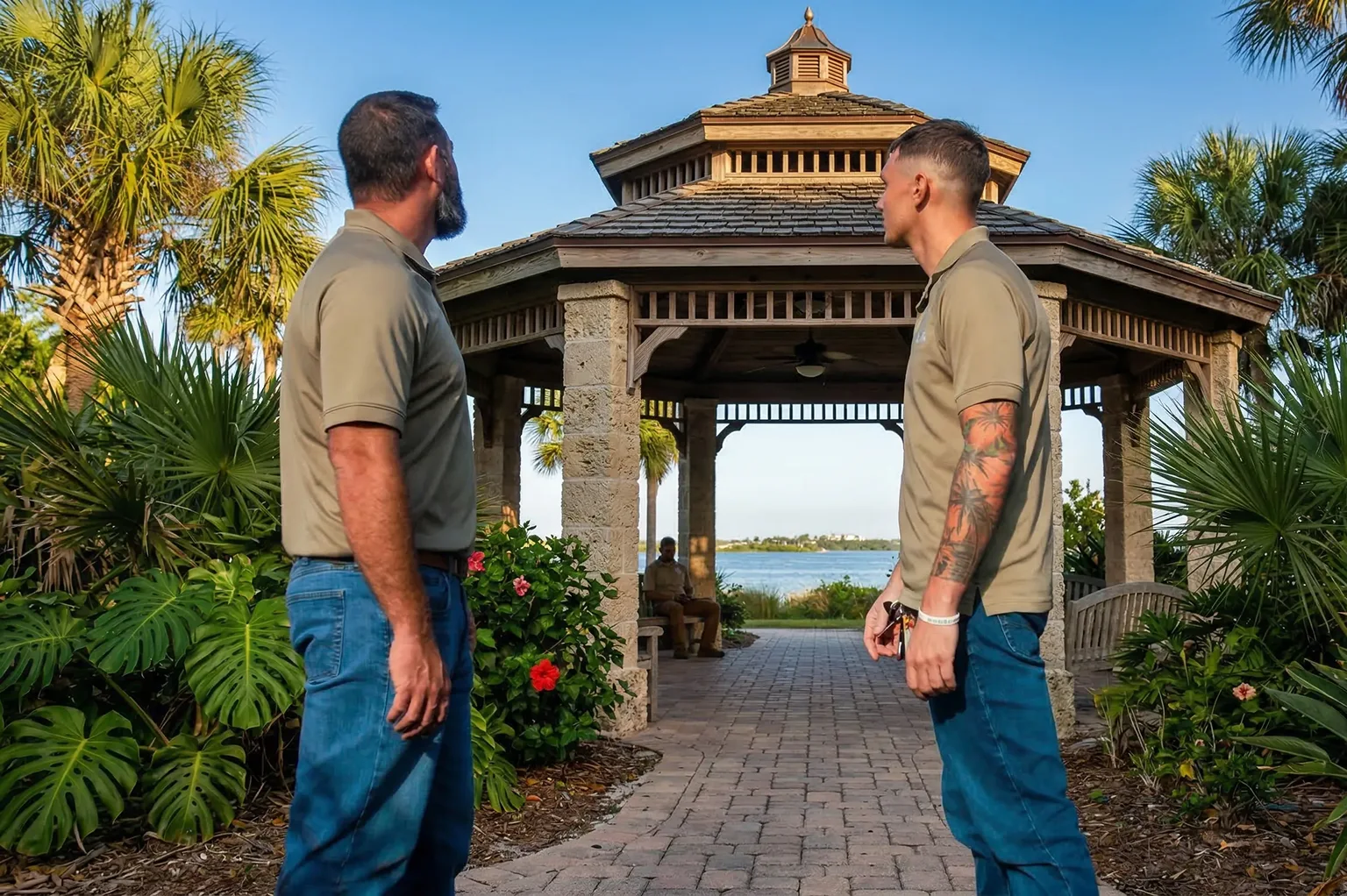 gazebo inspecting